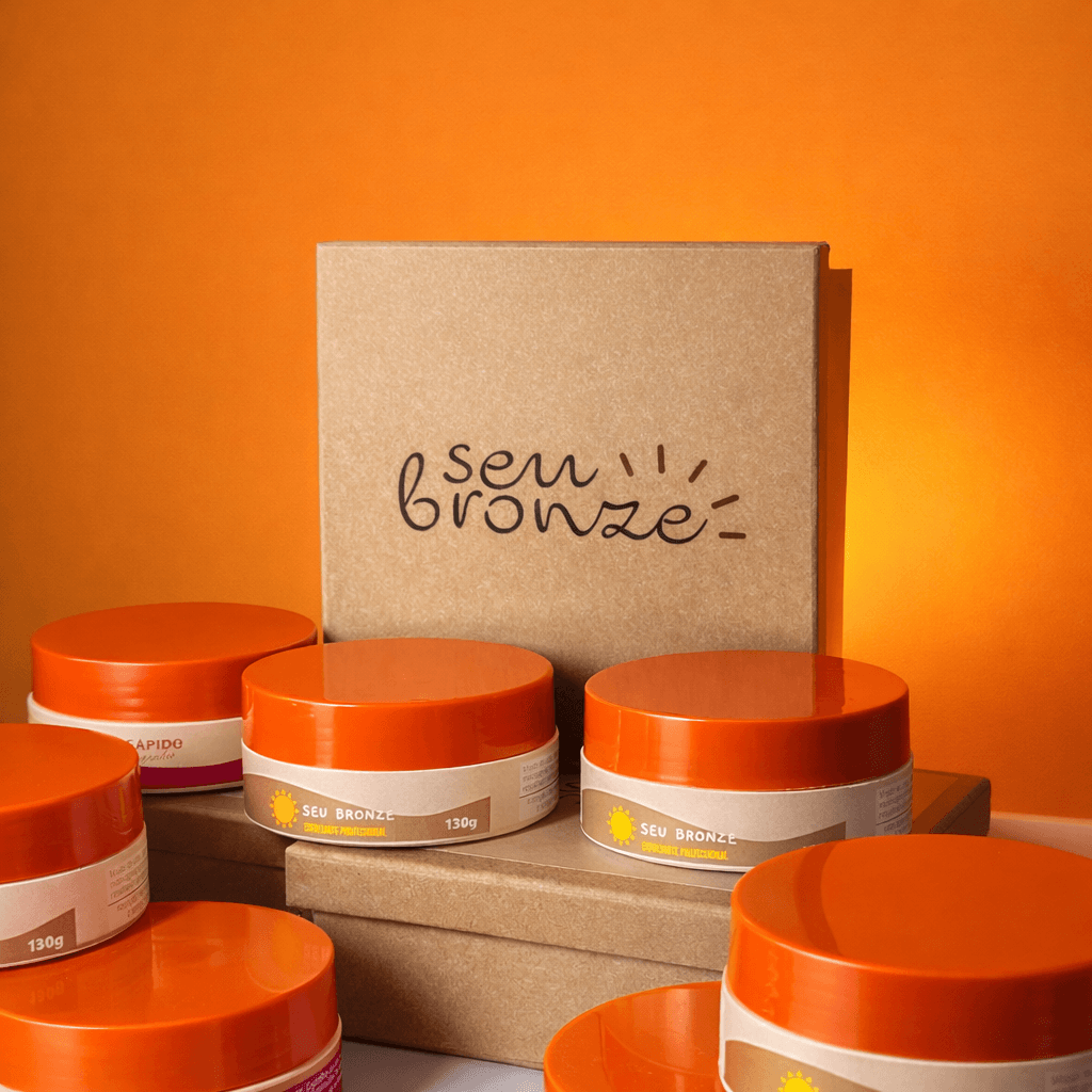 Kit Autobronzeador + Esfoliante - produto para cuidados pós-bronzeamento